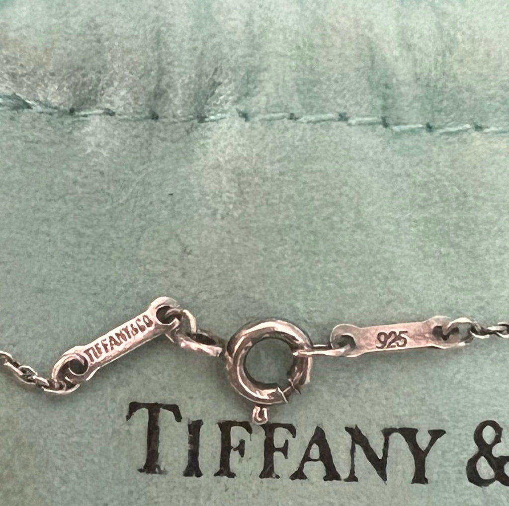 Tiffany & Co. Elsa Peretti Open Heart Necklace Sterling Silver 925 Spain