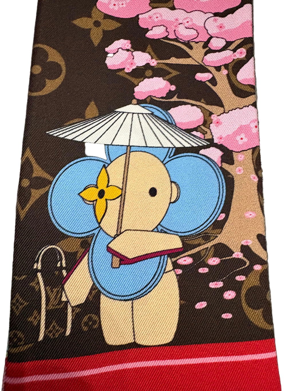 Louis Vuitton Japan Xmas Bandeau Vivienne Holiday 2021 Silk Scarf