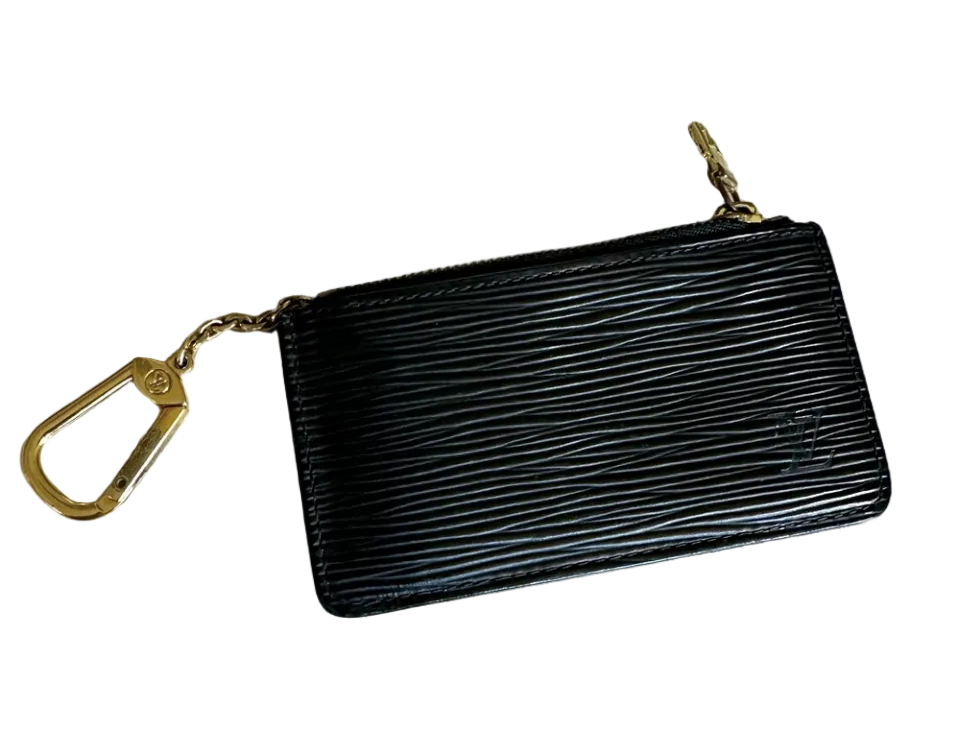 Louis Vuitton Epi Leather Pochette Cles NM coin purse - Black