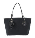 Gucci Jolie Web Tote Gg Canvas Black Canvas Tote Bag