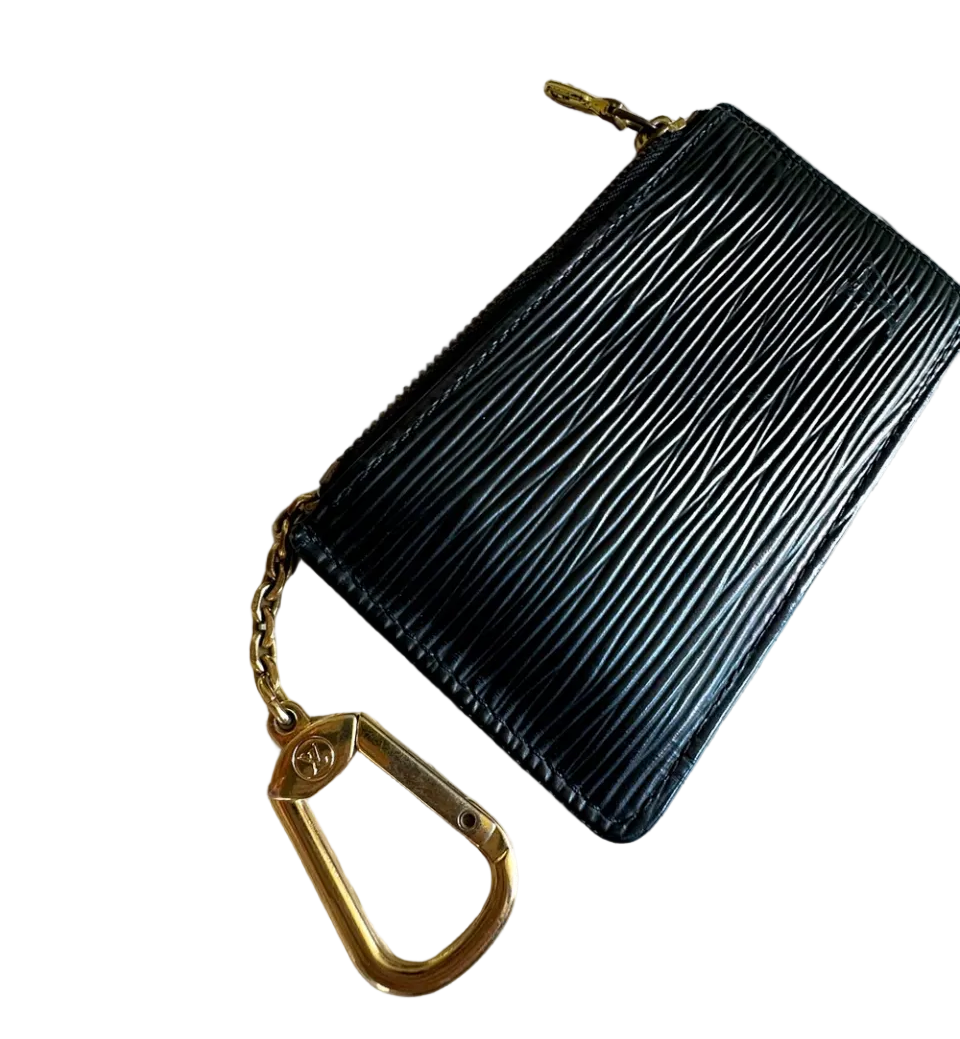 Louis Vuitton Epi Leather Pochette Cles NM coin purse - Black