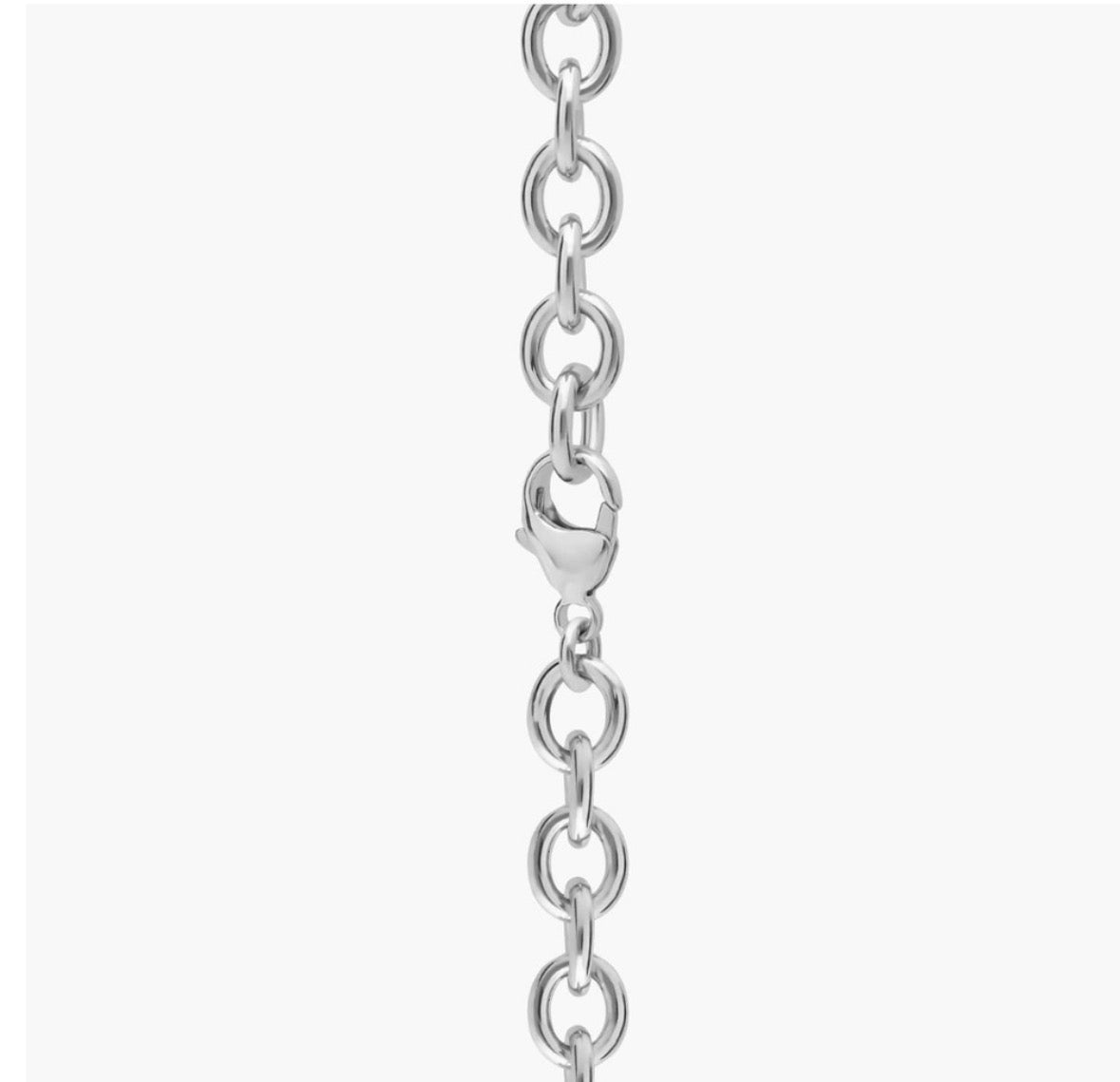 Tiffany & Co. sterling silver heart tag charm bracelet