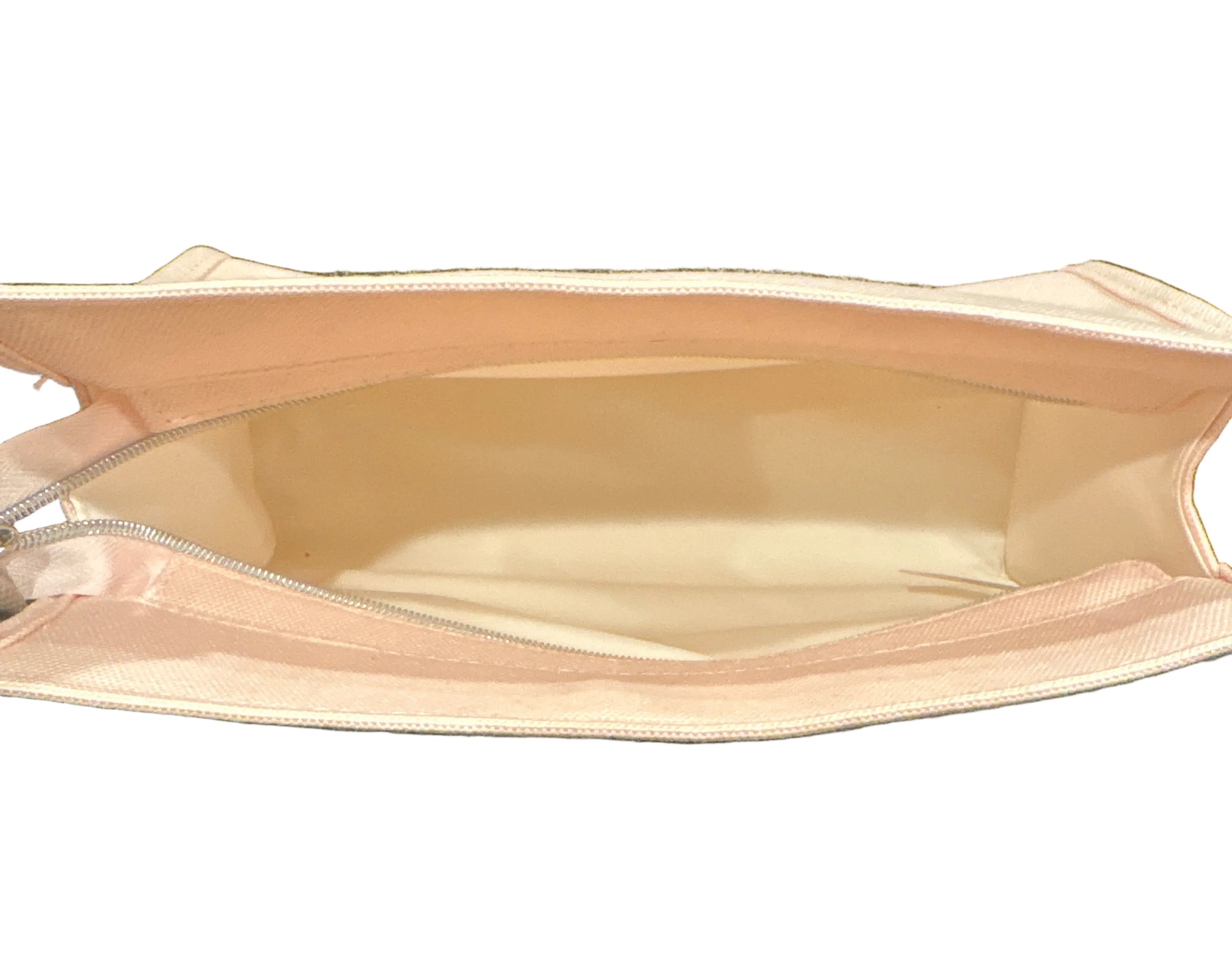 Dior Beauty Canvas Cosmetic Pouch – Embossed CD Logo