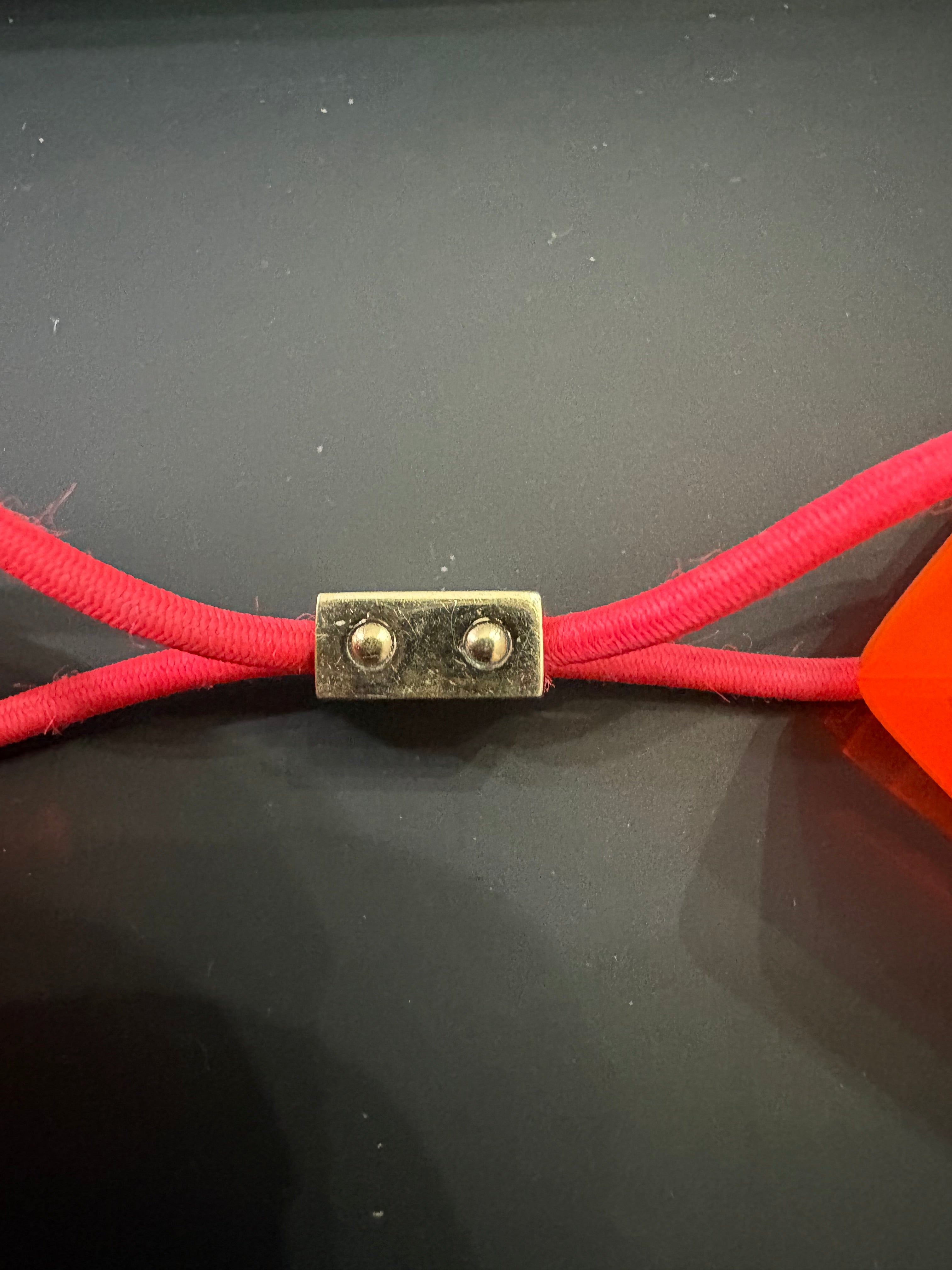 Louis Vuitton Lucite Cube Hair Accessory