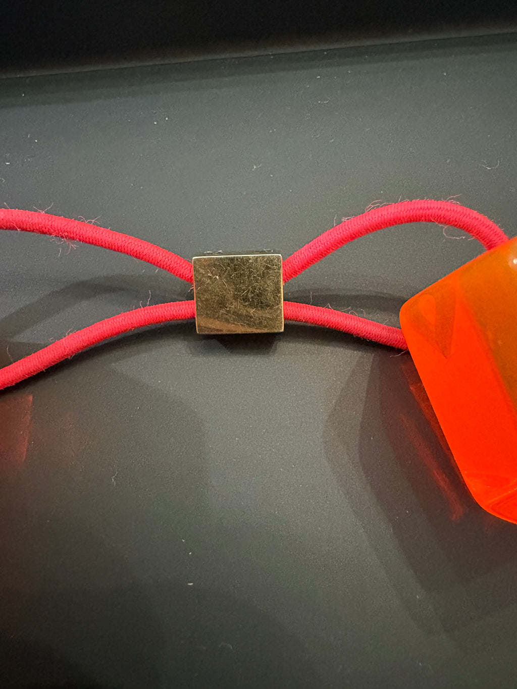 Louis Vuitton Lucite Cube Hair Accessory