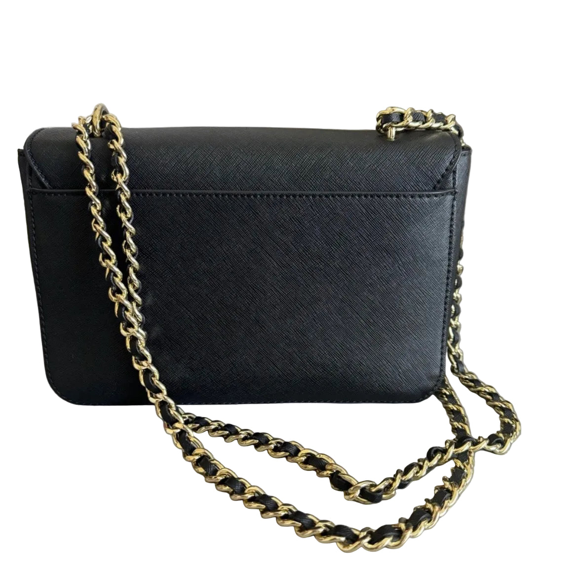 Tory Burch Emerson Adjustable Shoulder Bag – Black Saffiano Leather