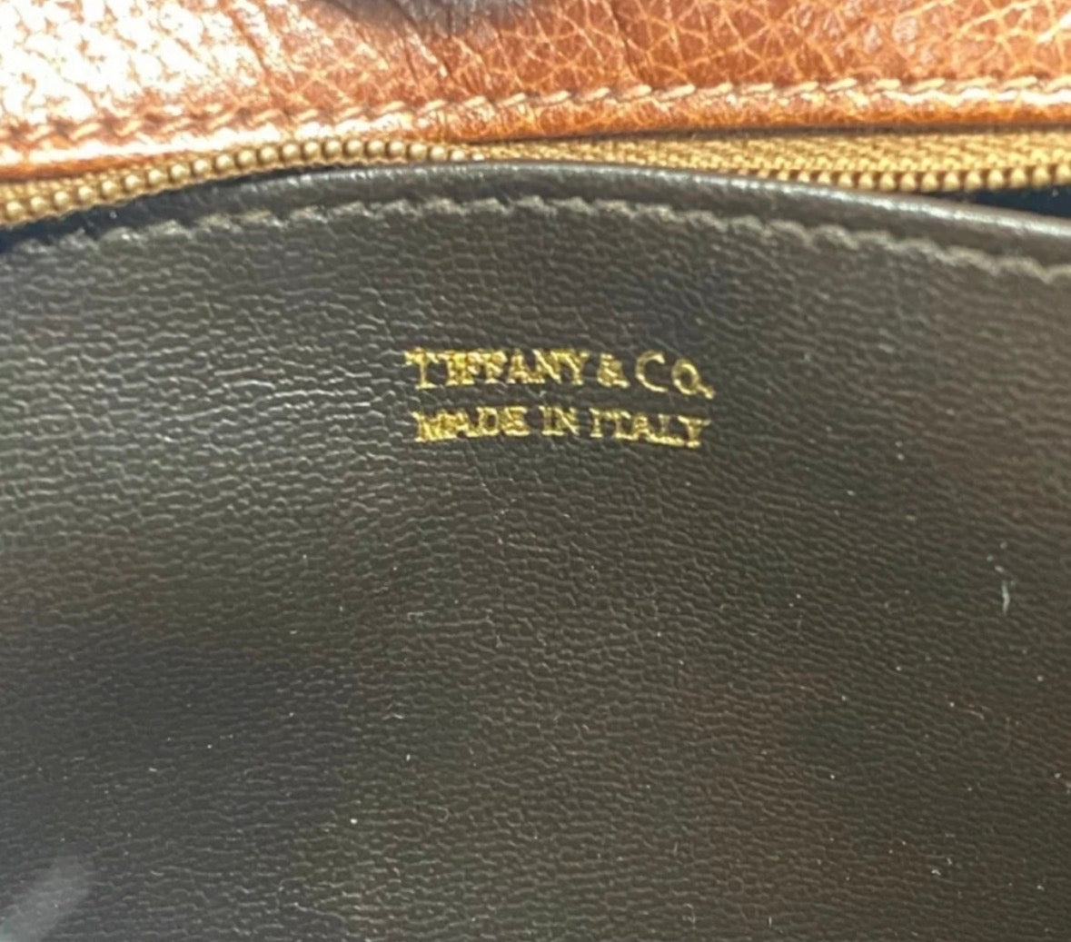 Tiffany & Co. leather clutch/ pouch