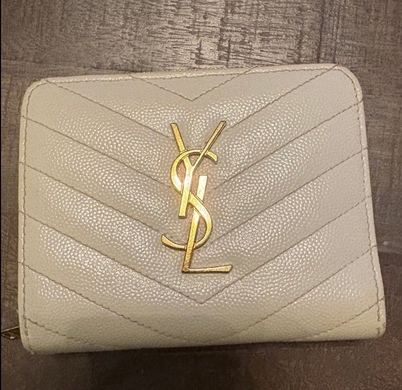 Saint Laurent Cassandre Matelassé zip-around wallet