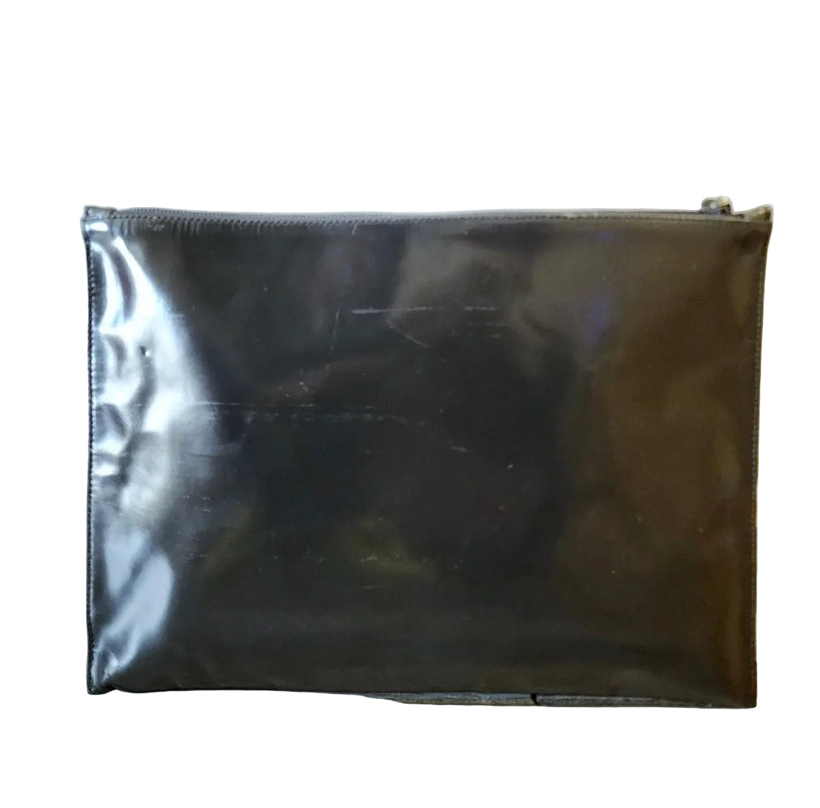 Gucci Vintage Patent Leather GG Logo Clutch / Portfolio