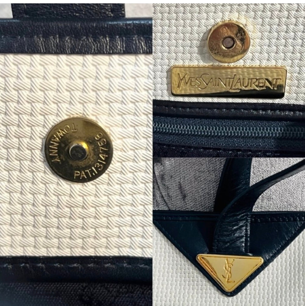 Yves Saint Laurent (YSL) Triangle Plate Cassandra Handle Bag w/COA and dust bag