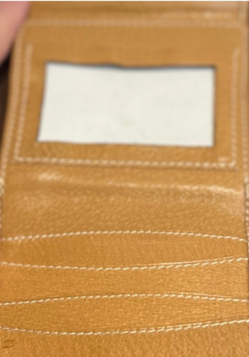 Gucci Vintage Tan Leather Wallet