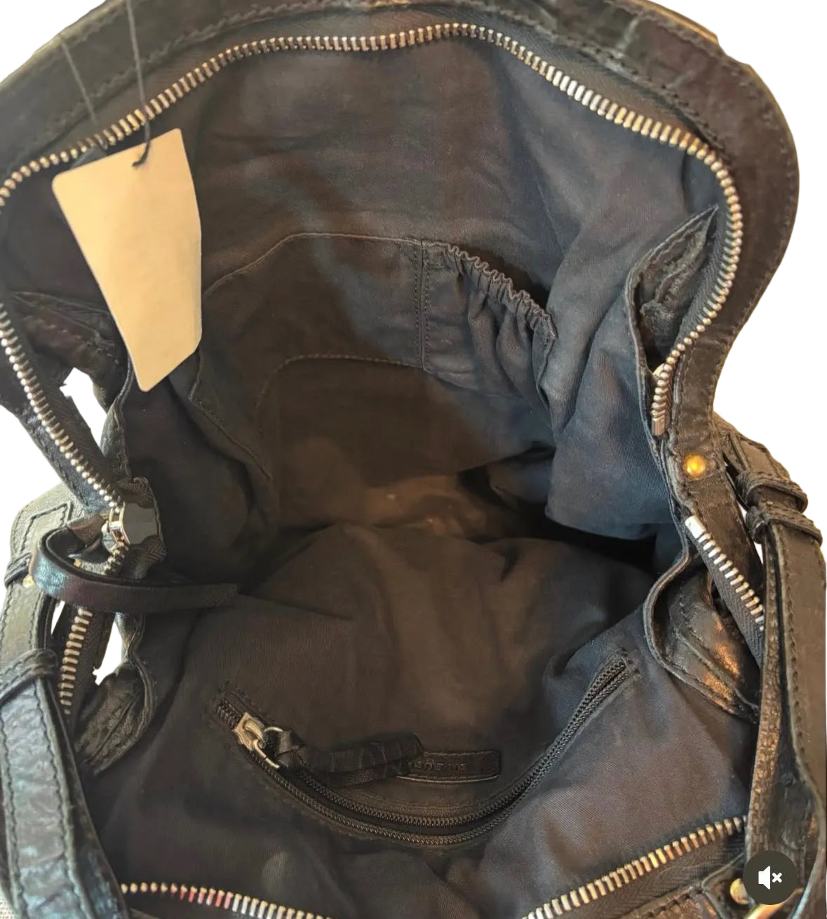 Givenchy Black Leather Pandora Tote / Shoulder Bag