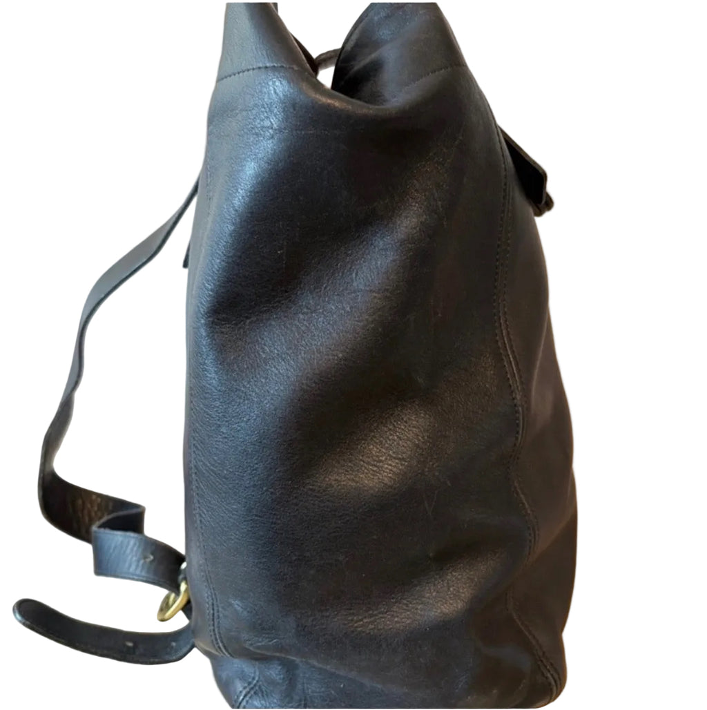 Vintage Coach Soho Sling Backpack #4160 – Black Leather