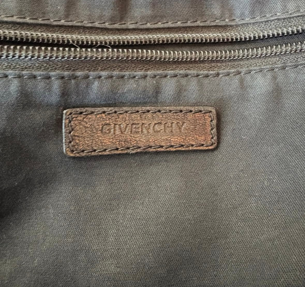 Givenchy Black Leather Pandora Tote / Shoulder Bag