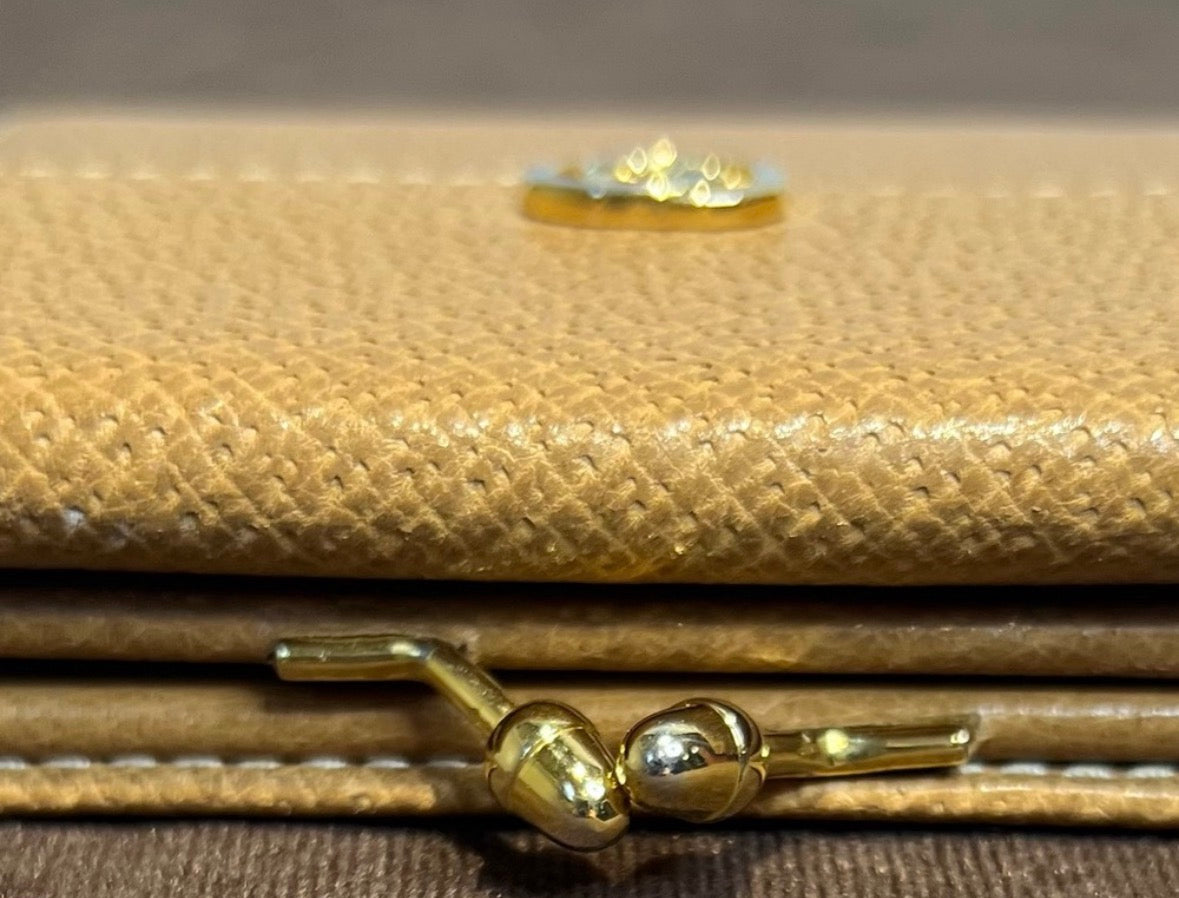 Gucci Vintage Tan Leather Wallet