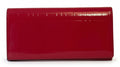 Burberry Red Patent Leather Long Wallet