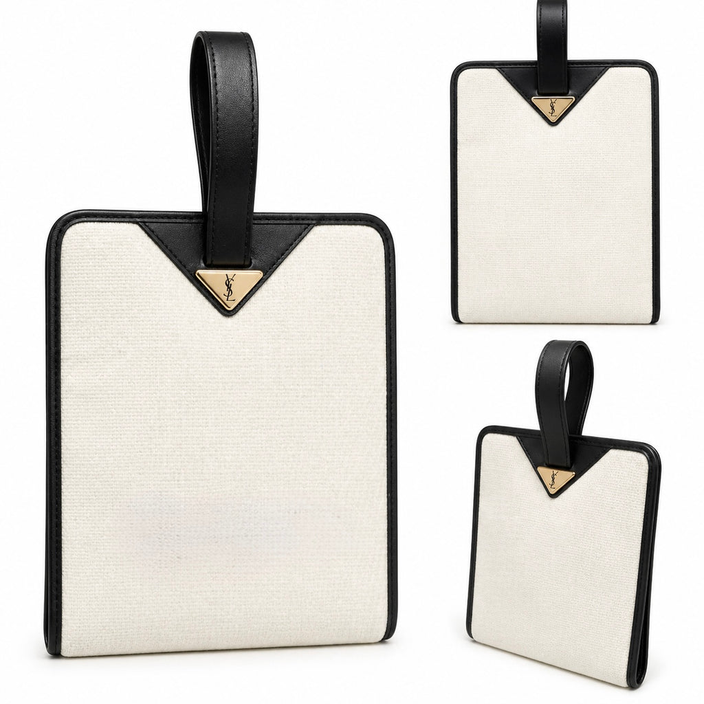 Yves Saint Laurent (YSL) Triangle Plate Cassandra Handle Bag w/COA and dust bag