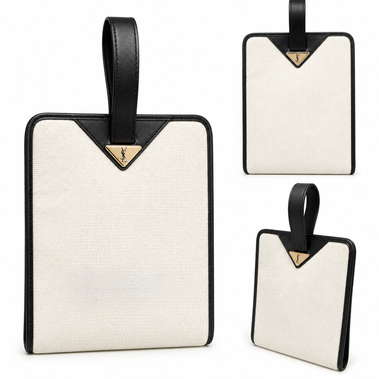 Yves Saint Laurent (YSL) Triangle Plate Cassandra Handle Bag w/COA and dust bag