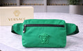 Versace Green Medusa Nylon Belt Bag Full inclusion