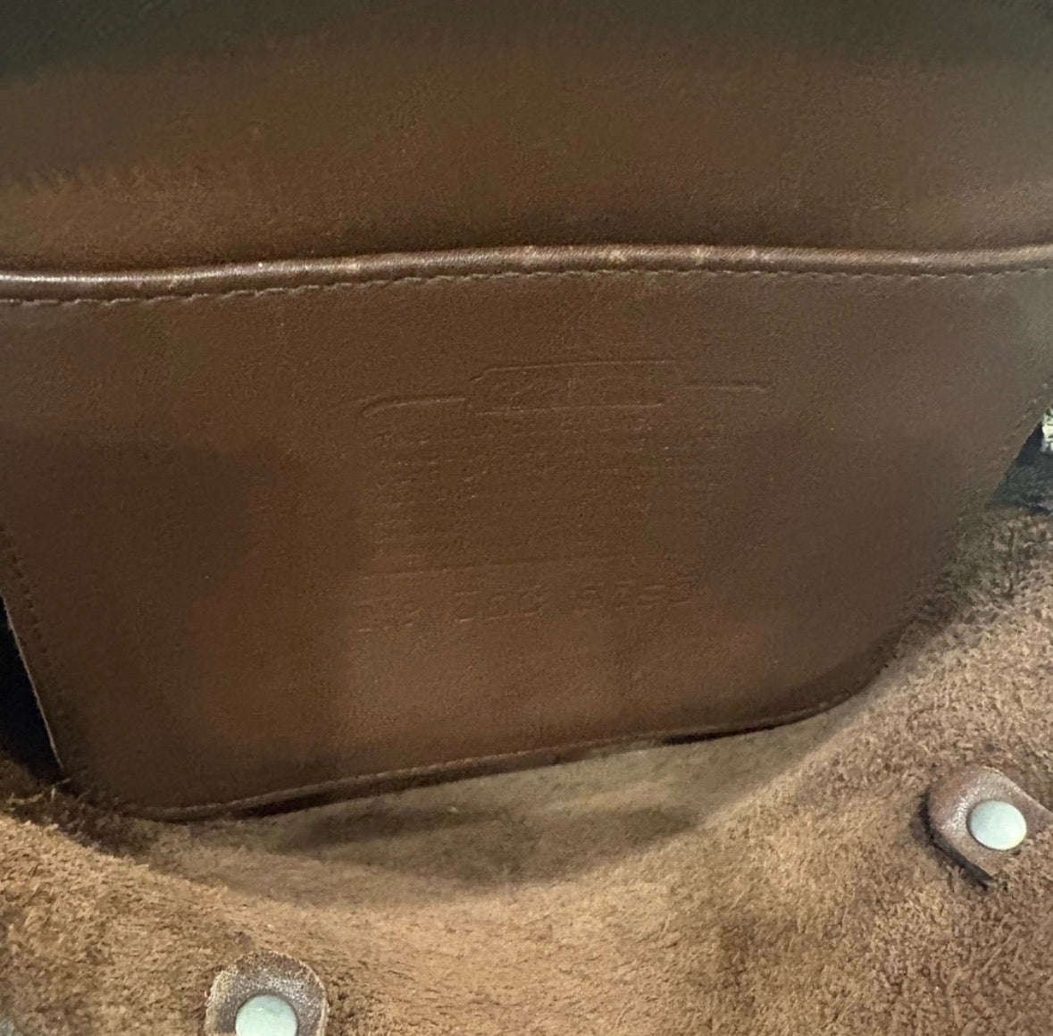Coach Vintage Mini Dome Mahogany leather satchel handbag 9050