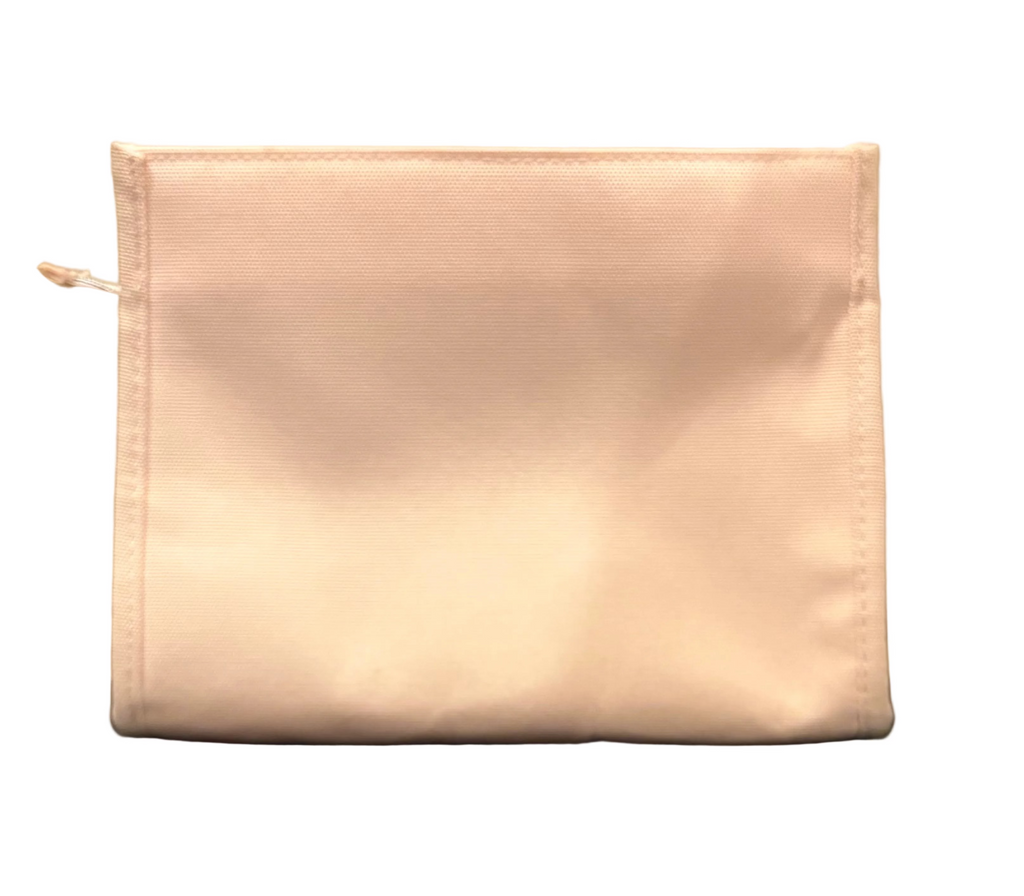 Dior Beauty Canvas Cosmetic Pouch – Embossed CD Logo