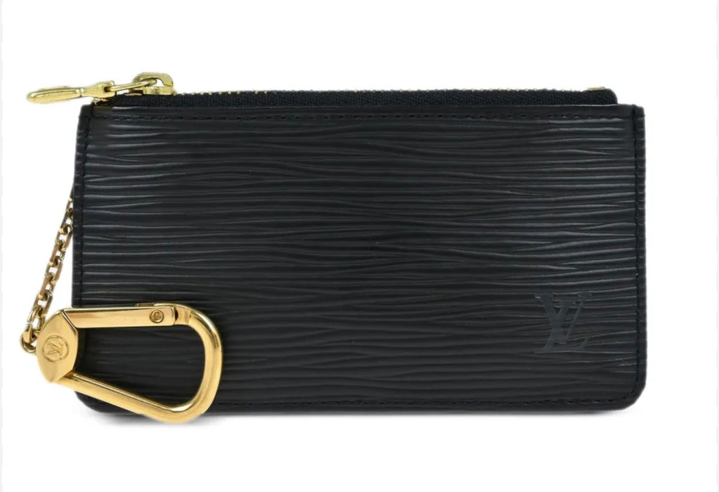 Louis Vuitton Epi Leather Pochette Cles NM coin purse - Black