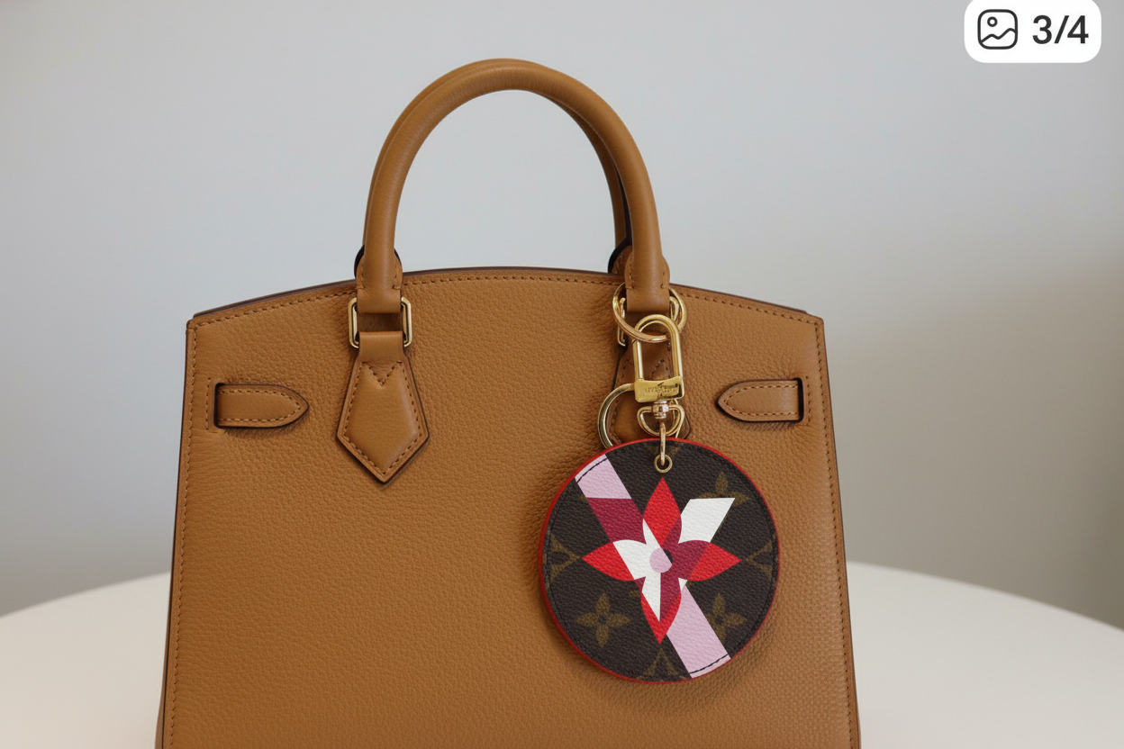 Louis Vuitton Monogram Illustré Multi V Bag Charm