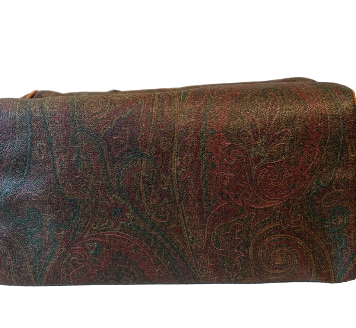ETRO MILANO Boston Bag w/Lock and 2 Keys