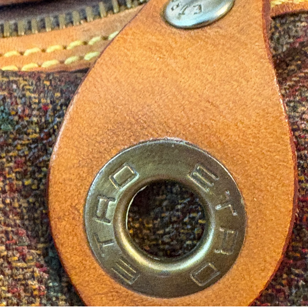 ETRO MILANO Boston Bag w/Lock and 2 Keys