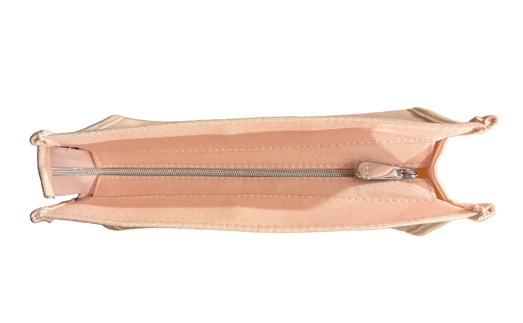 Dior Beauty Canvas Cosmetic Pouch – Embossed CD Logo