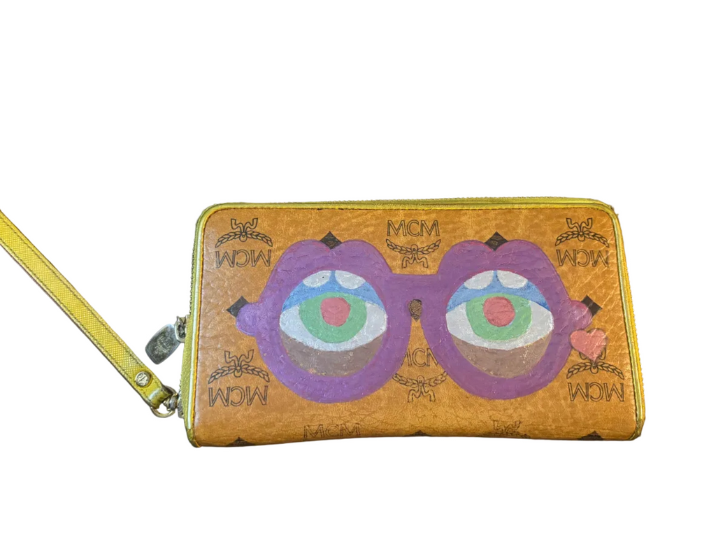 MCM x Craig & Karl Eyes on the Horizon Zip Around Wallet Limited Edition Pop Art