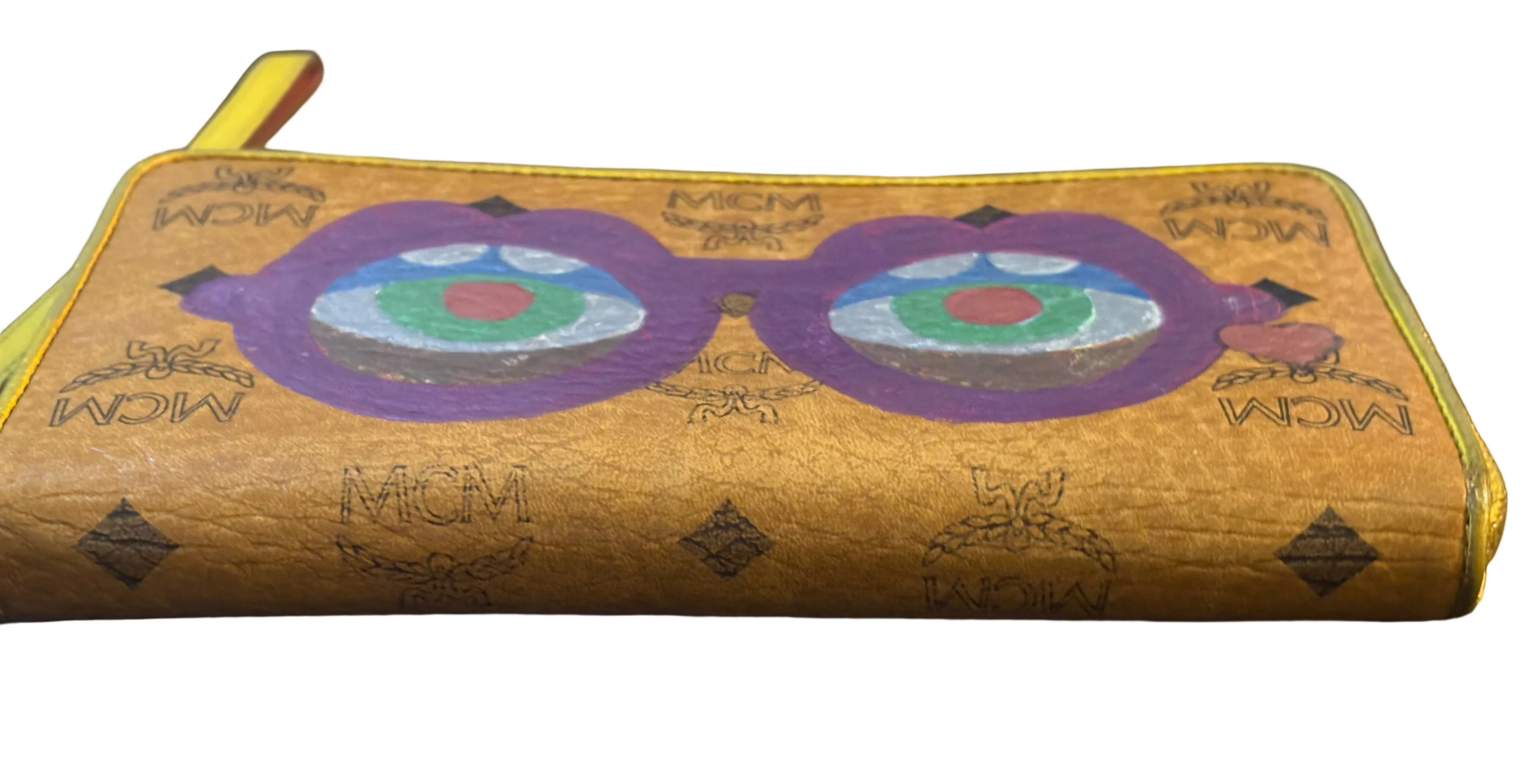 MCM x Craig & Karl Eyes on the Horizon Zip Around Wallet Limited Edition Pop Art