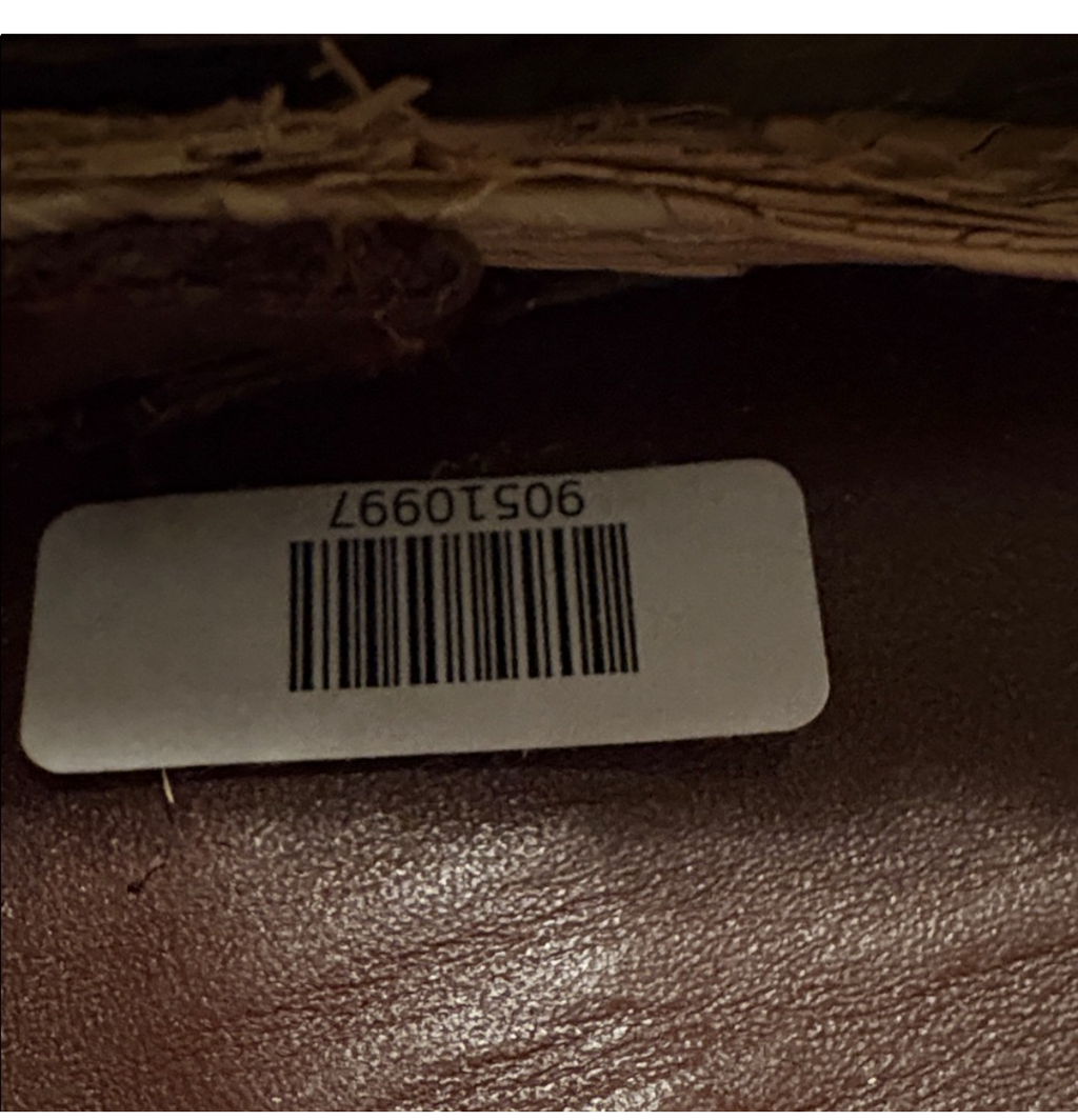 Altuzarra Watermill Raffia Envelope Clutch Leather Trim Straw Designer Clutch