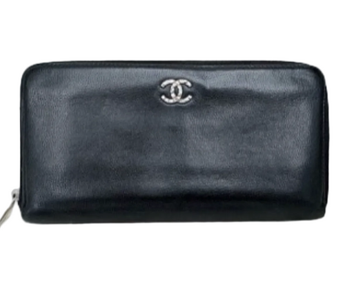 Chanel Interlocking CC Continental Wallet (2009–2010)
