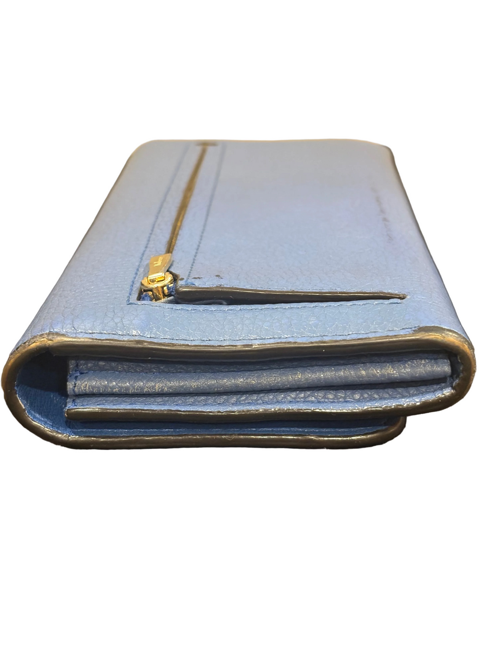 Mulberry Grained Leather Continental Wallet – Blue