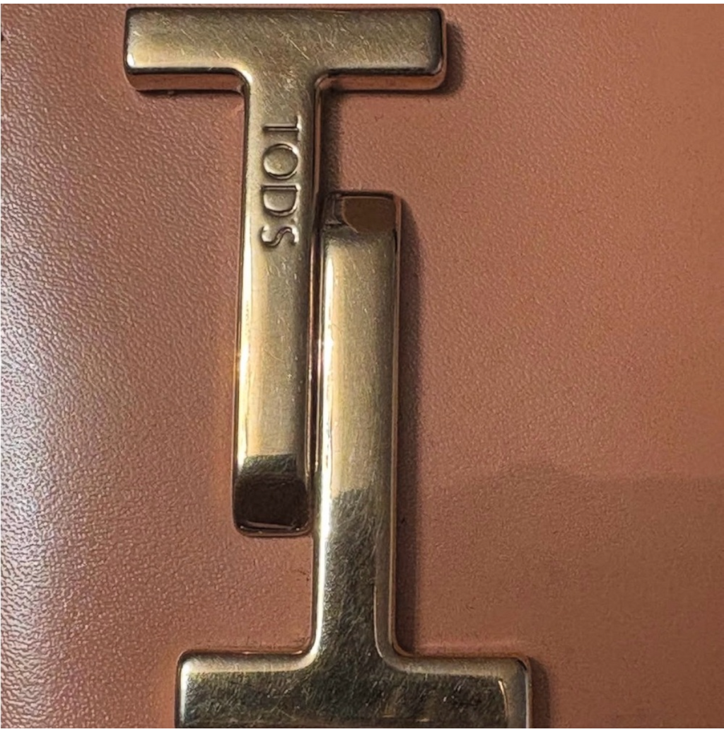 TOD’S Camel Leather Trifold Wallet