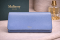 Mulberry Grained Leather Continental Wallet – Blue