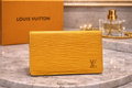 Louis Vuitton Epi Leather Card Holder – Mustard Yellow