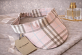 Burberry London Pink Plaid Sun Visor New