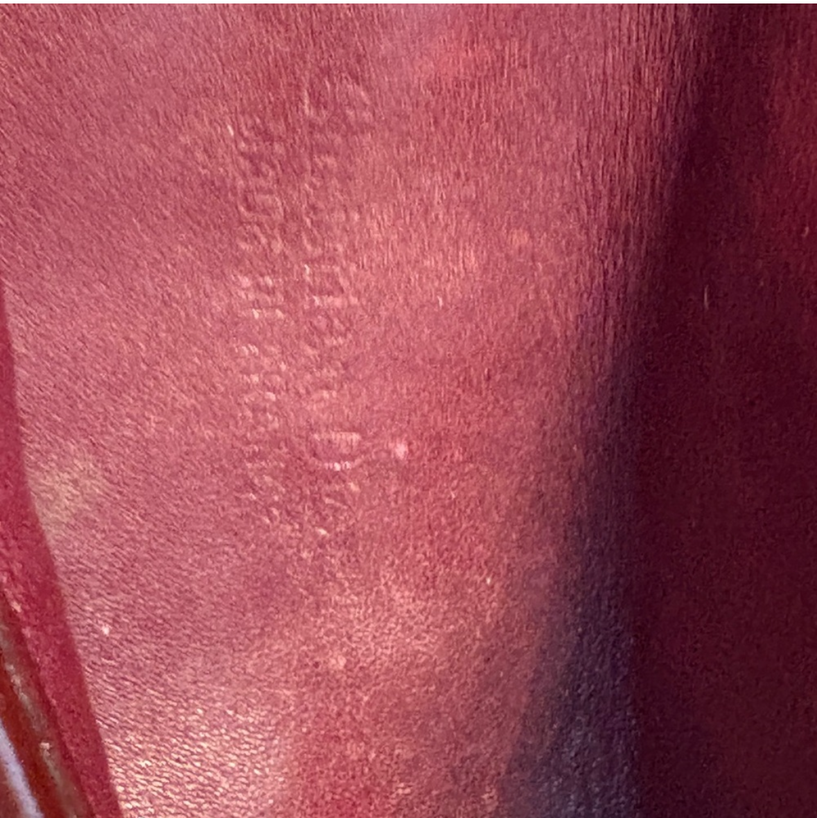Vintage Dior Oblique Wallet – Burgundy Monogram Canvas & Leather