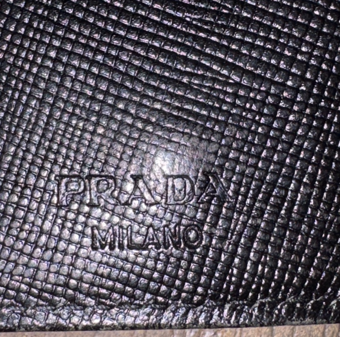 Prada Nero Nylon & Saffiano Leather Key Holder – Black 6 Key Case