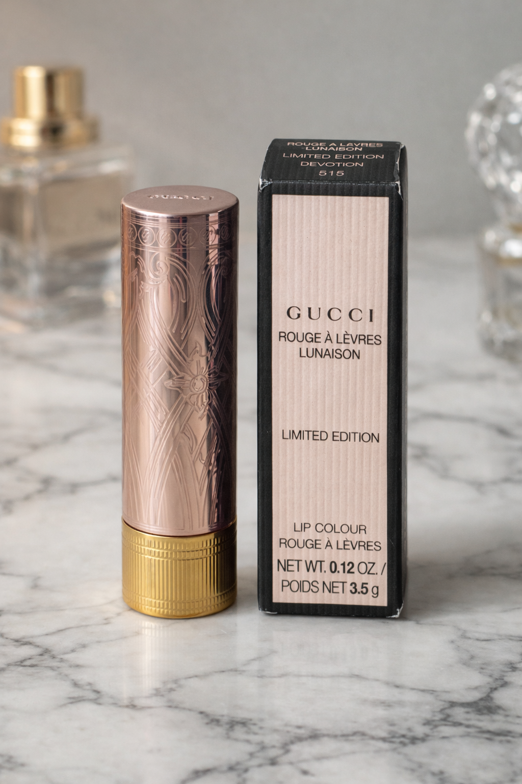 Gucci Rouge à Lèvres Lunaison Lipstick 515 Devotion – Limited Edition – New in Box