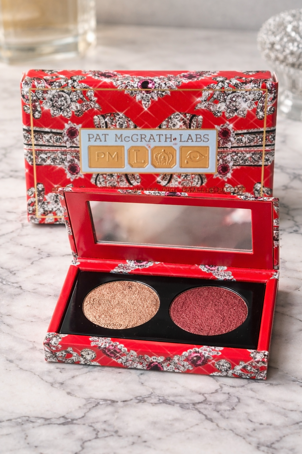 Pat McGrath Labs Luminous Legends Eye Shadow Duo – Petallic Passion – Limited Edition – New