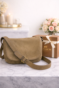 COACH Vintage Sonoma Nubuck Flap Shoulder Bag Sage Green  - Costa Rica