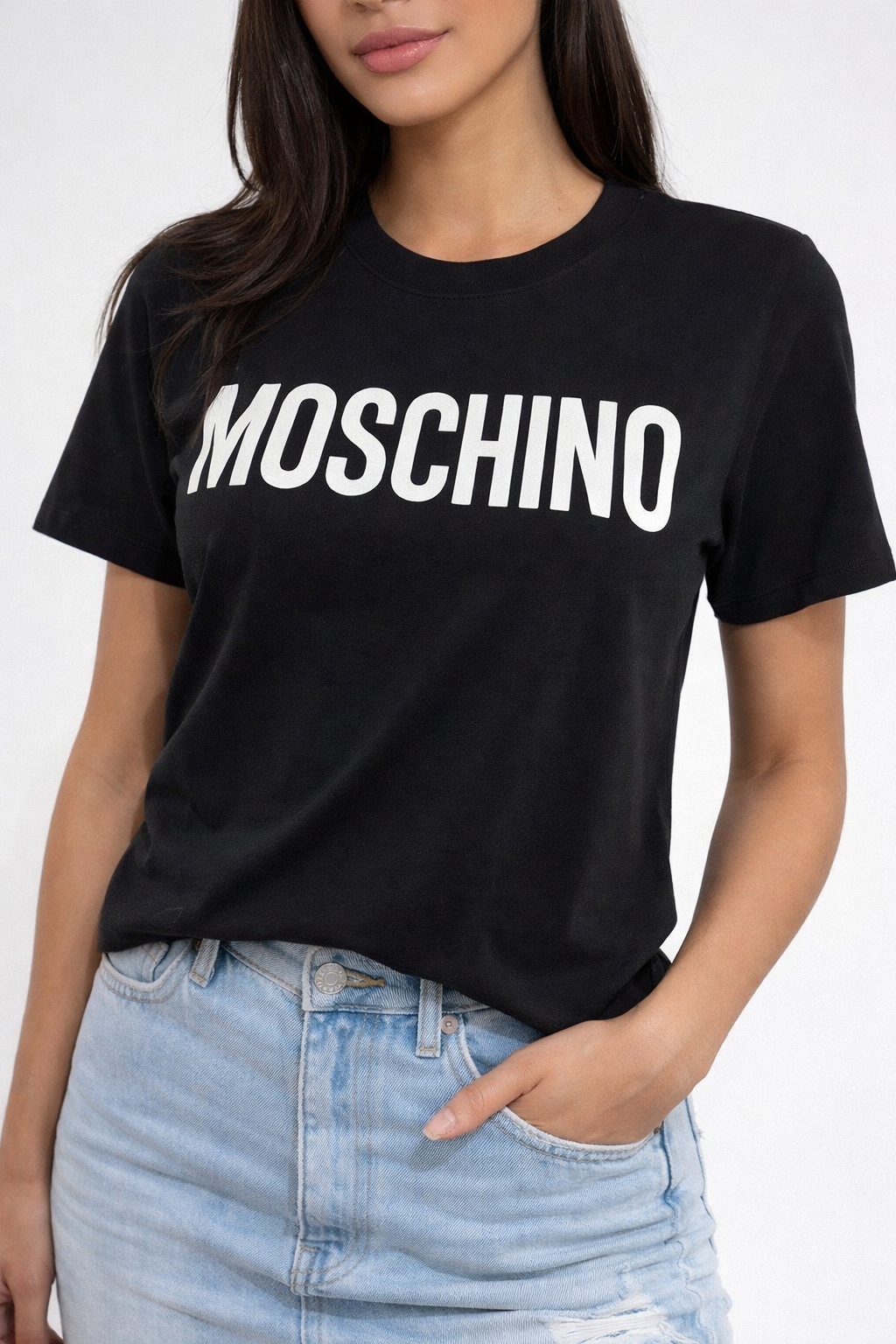 Moschino Couture Black Logo Tee – Size M