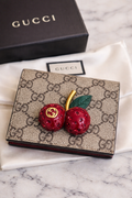 Gucci GG Supreme Cherry Wallet