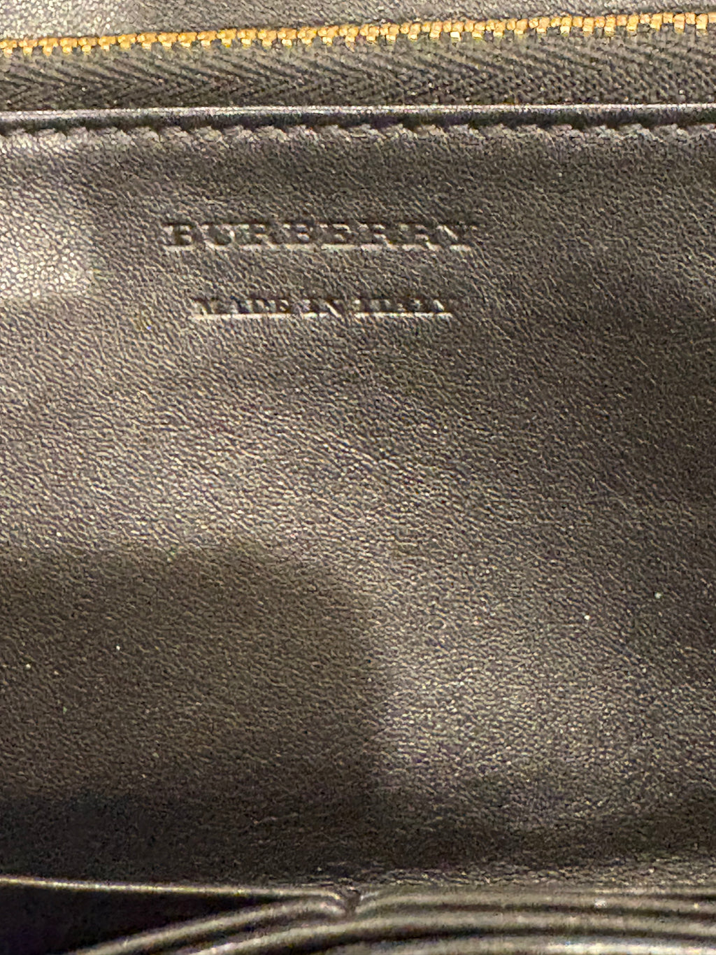 Burberry Heart Print Nova Check Zip-Around Wallet