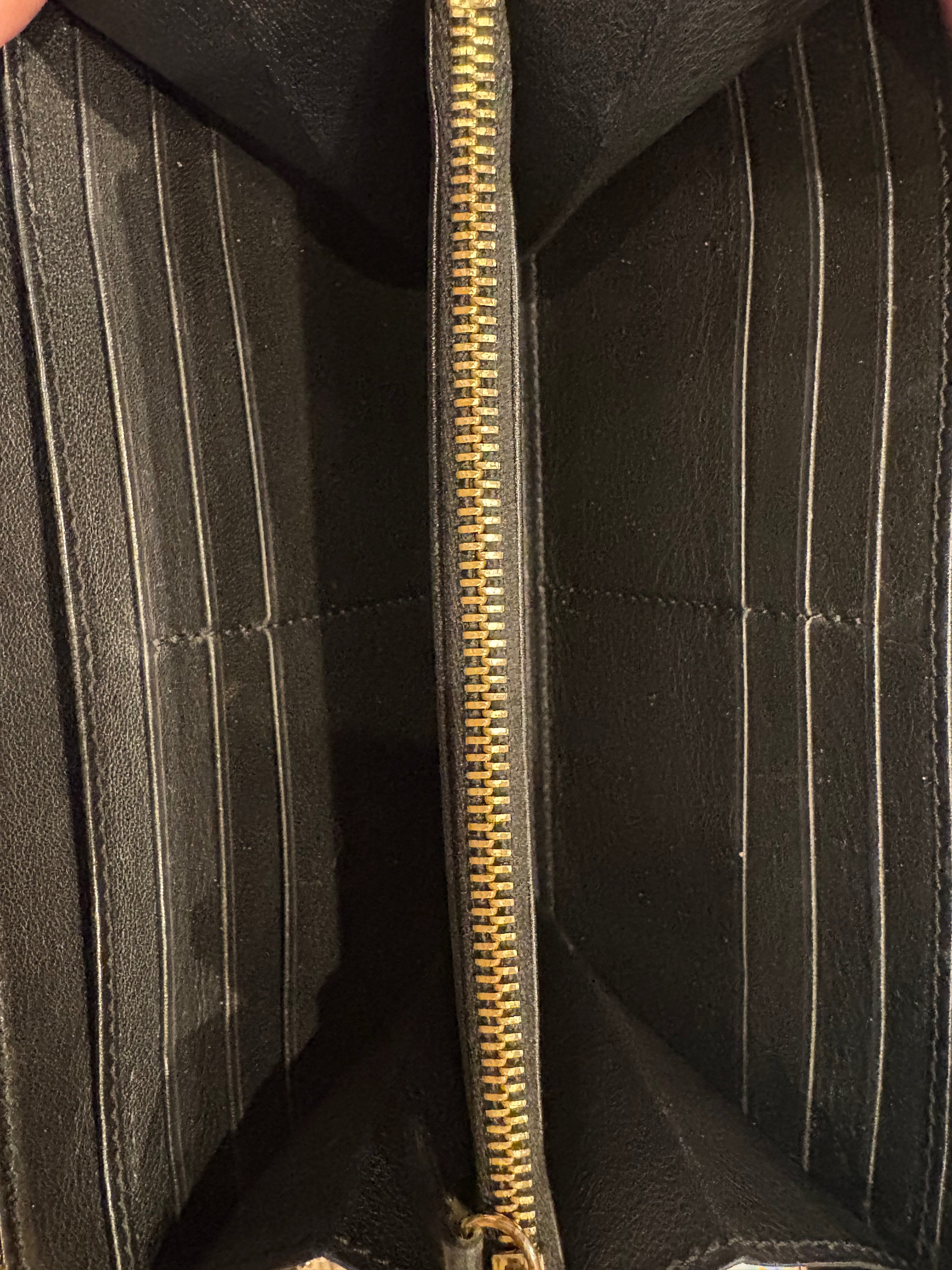 Burberry Heart Print Nova Check Zip-Around Wallet
