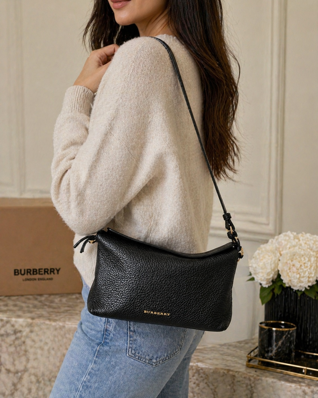 Burberry Small Leah Crossbody Bag