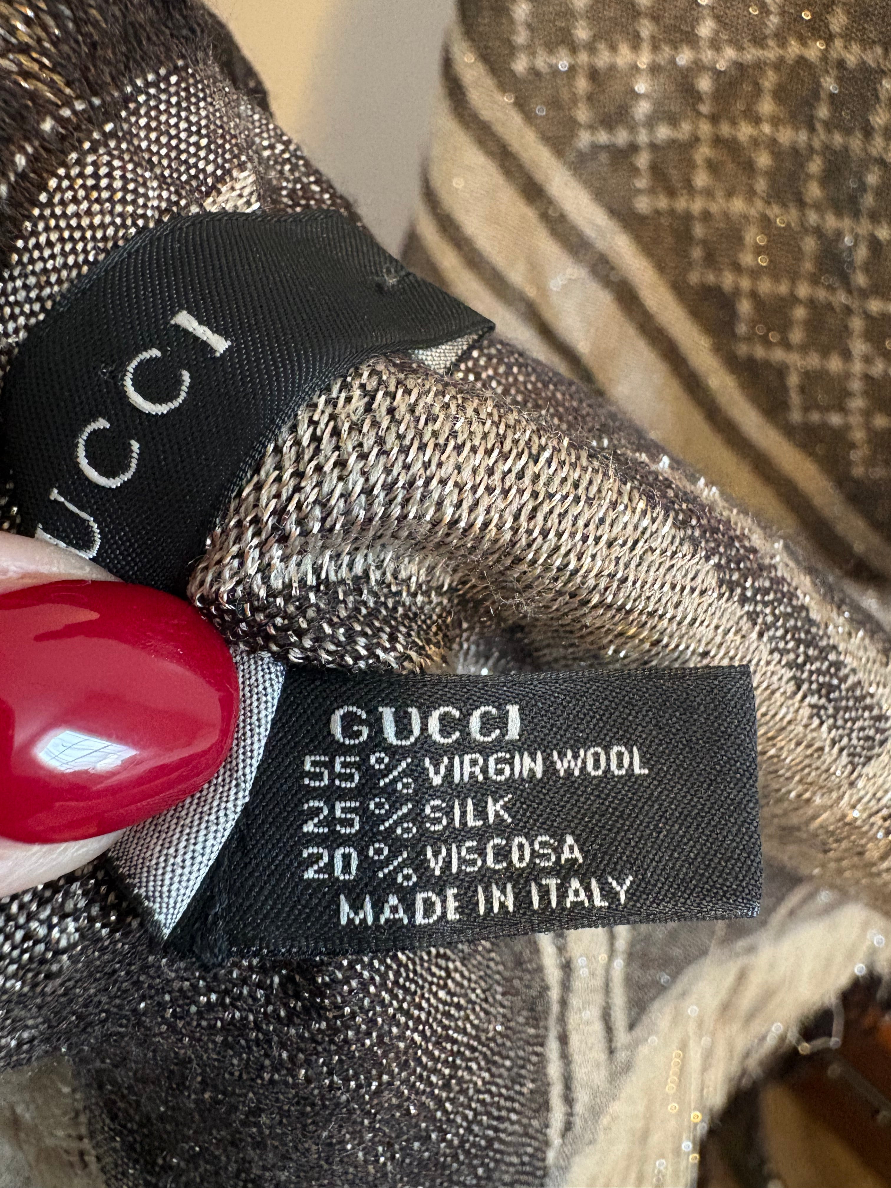 Gucci GG Monogram Surviee Scarf